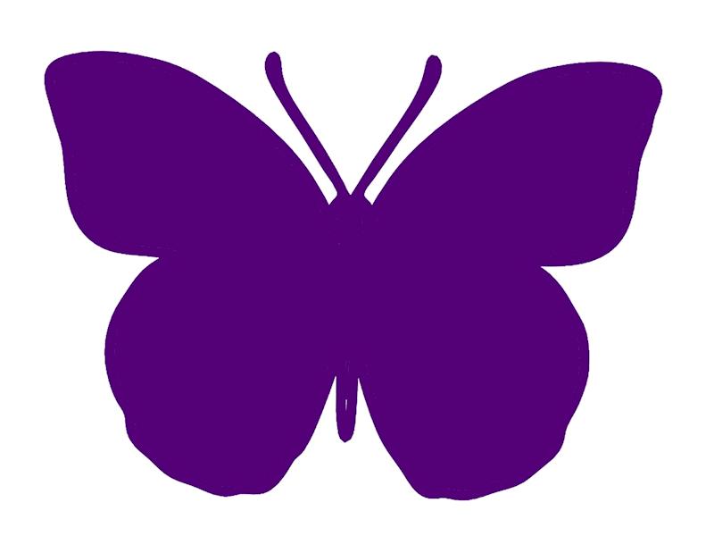 mariposa purpura en hospitales y cuneos